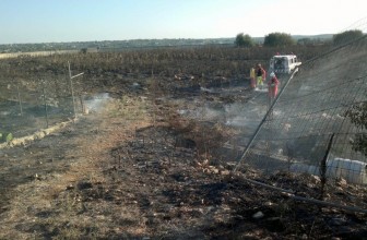 Incendio al Rifugio del Cane a Putignano (Bari)