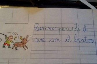 Pierino percuote il Cane: bufera sulla maestra delle elementari